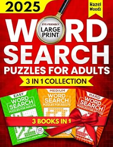 Book Review: 3 in 1 Collection Large Print Word Search Puzzles For ...